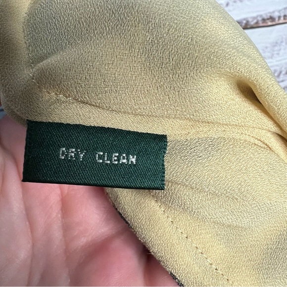 LRL Ralph Lauren Silk Linen Blend Skirt 3X Stretch Waist Coastal Boho Safari - Picture 6 of 7